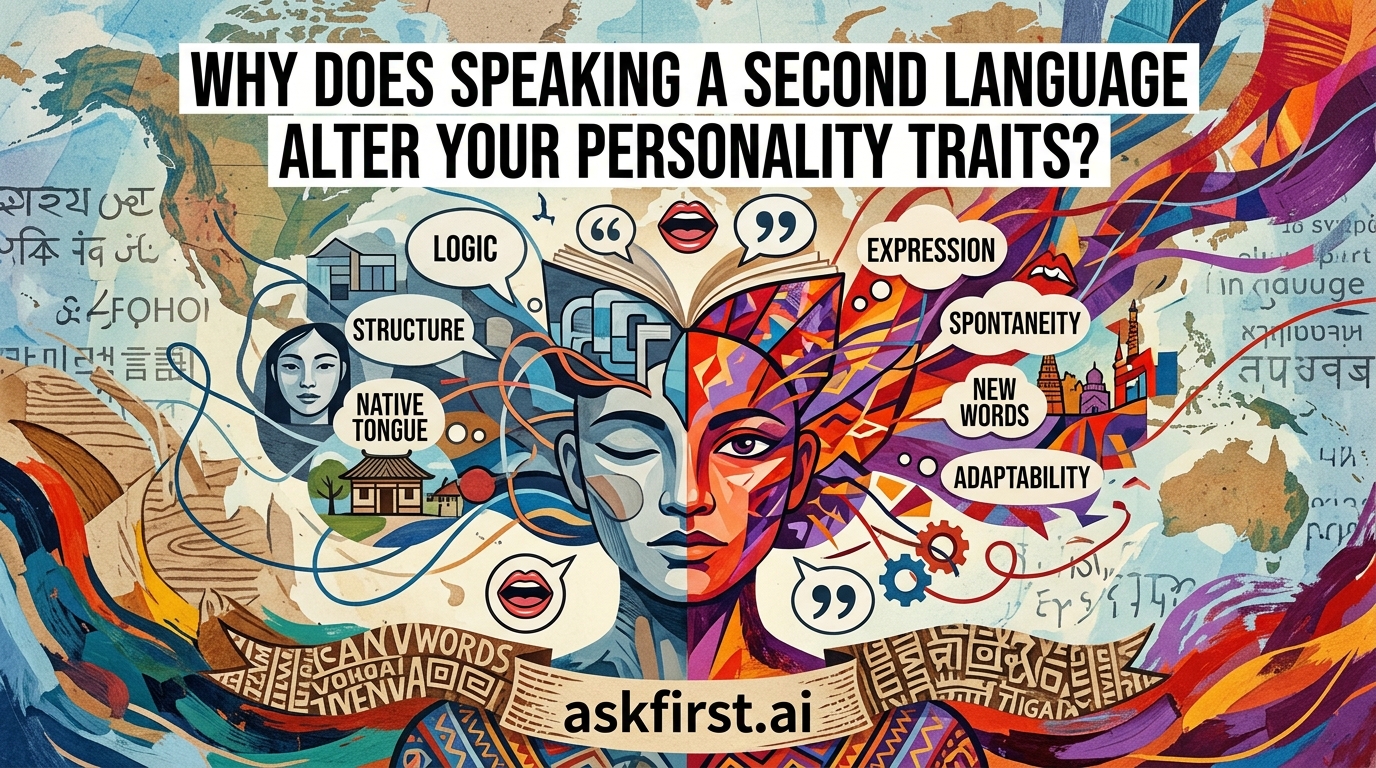 Why does speaking a second language alter your personality traits? Why does speaking a second language alter your personality traits?