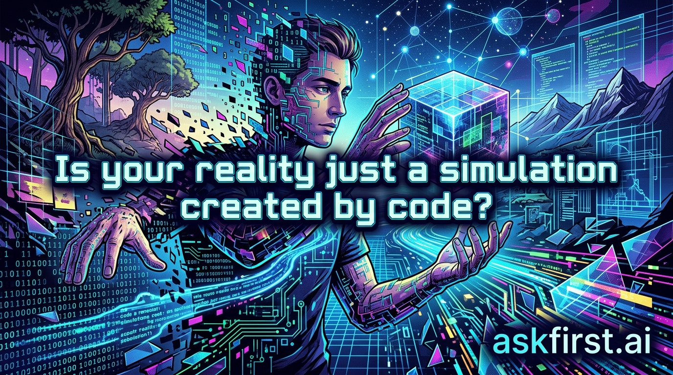 Is your reality just a simulation created by code? Is your reality just a simulation created by code?