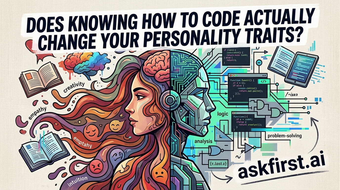 Does knowing how to code actually change your personality traits? Does knowing how to code actually change your personality traits?