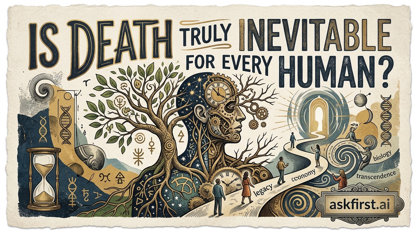 IS DEATH TRULY INEVITABLE FOR EVERY HUMAN? IS DEATH TRULY INEVITABLE FOR EVERY HUMAN?