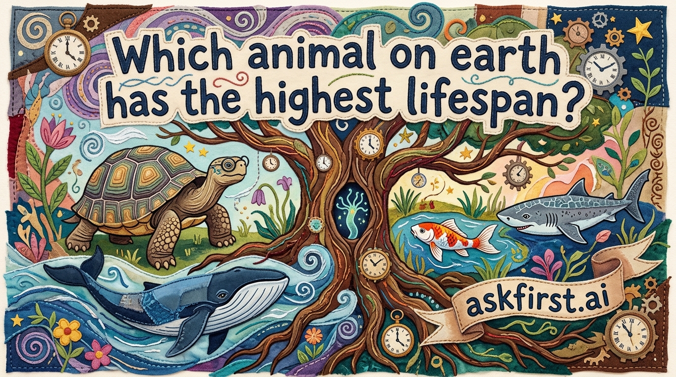 Which animal on earth has the highest lifespan? Which animal on earth has the highest lifespan?