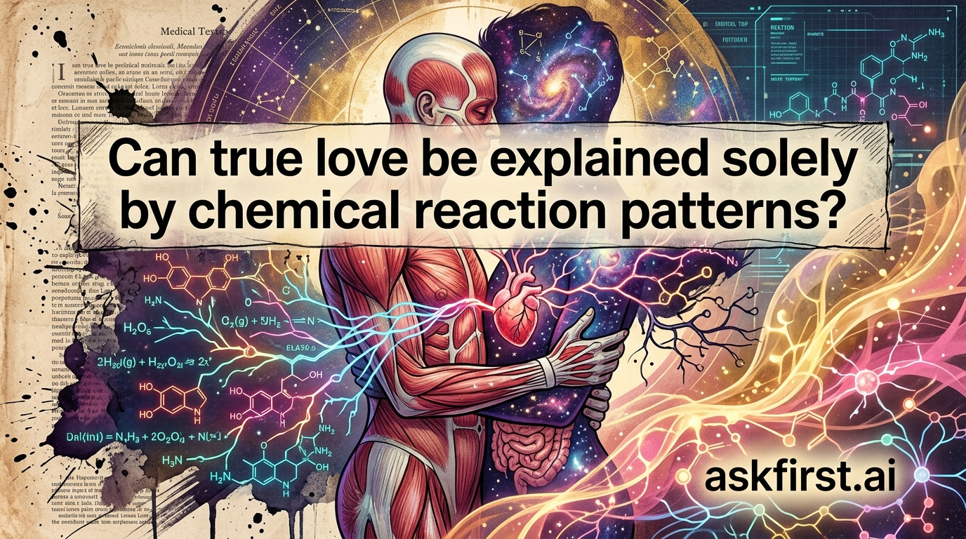 Can true love be explained solely by chemical reaction patterns? Can true love be explained solely by chemical reaction patterns?