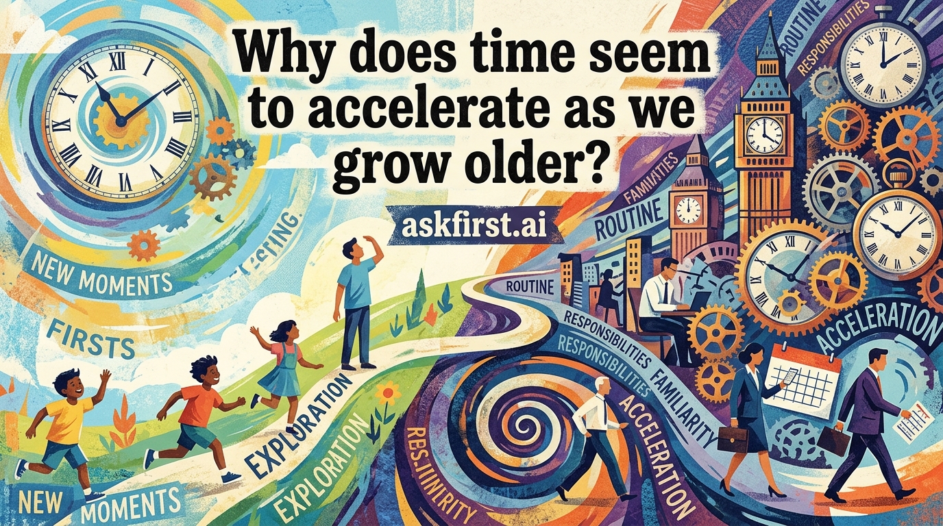 Why does time seem to accelerate as we grow older? Why does time seem to accelerate as we grow older?