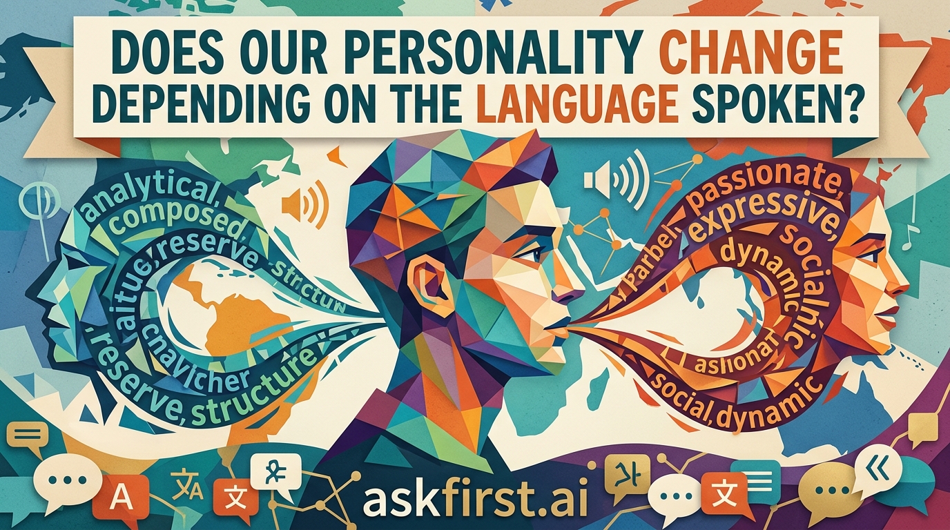 Does our personality change depending on the language spoken? Does our personality change depending on the language spoken?