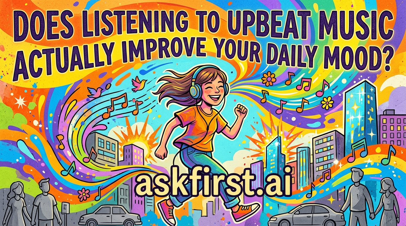 Does listening to upbeat music actually improve your daily mood? Does listening to upbeat music actually improve your daily mood?