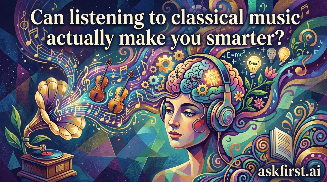 Can listening to classical music actually make you smarter? Can listening to classical music actually make you smarter?