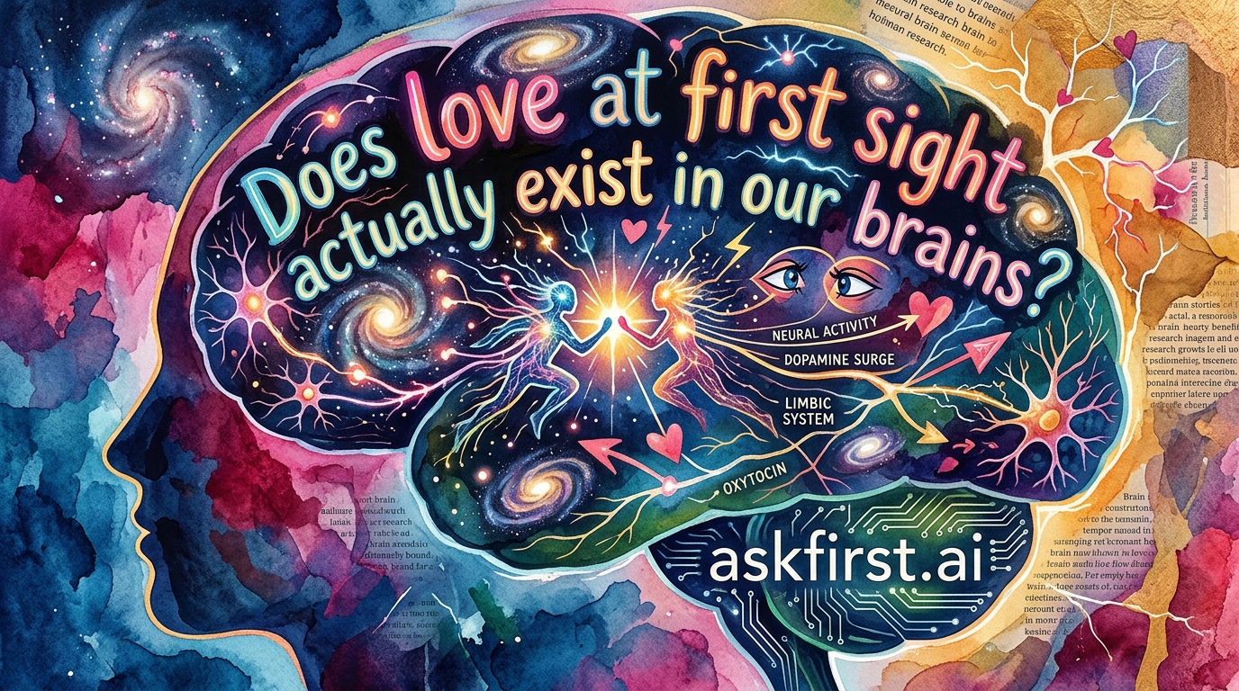Does love at first sight actually exist in our brains? Does love at first sight actually exist in our brains?