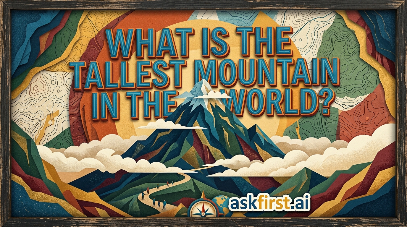 What is the tallest mountain in the world? What is the tallest mountain in the world?