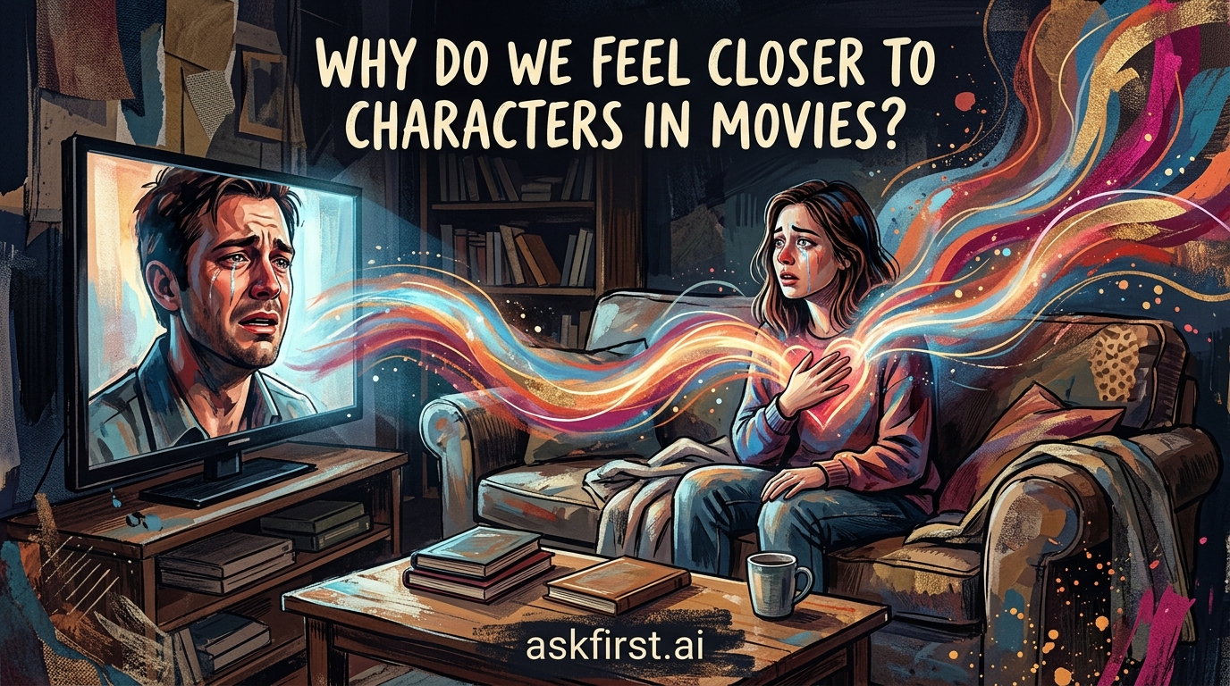 Why do we feel closer to characters in movies? Why do we feel closer to characters in movies?