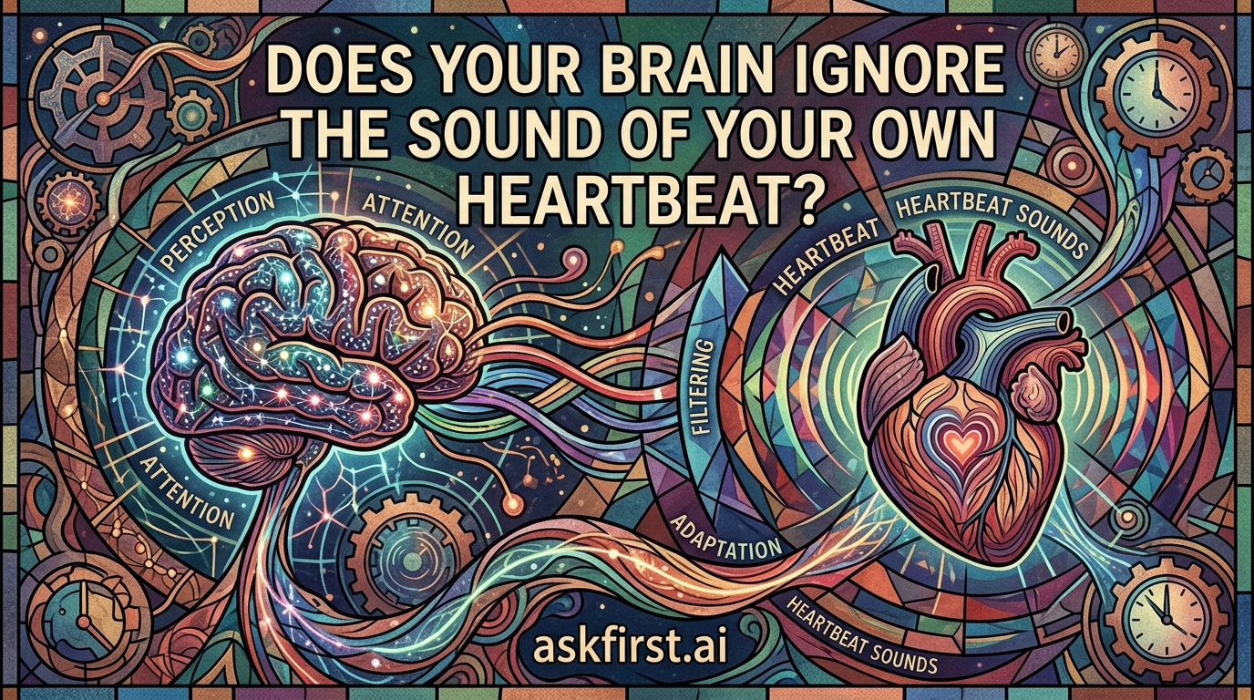 Does your brain ignore the sound of your own heartbeat? Does your brain ignore the sound of your own heartbeat?