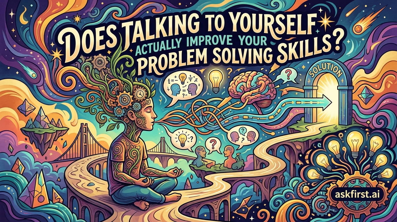 Does talking to yourself actually improve your problem solving skills? Does talking to yourself actually improve your problem solving skills?
