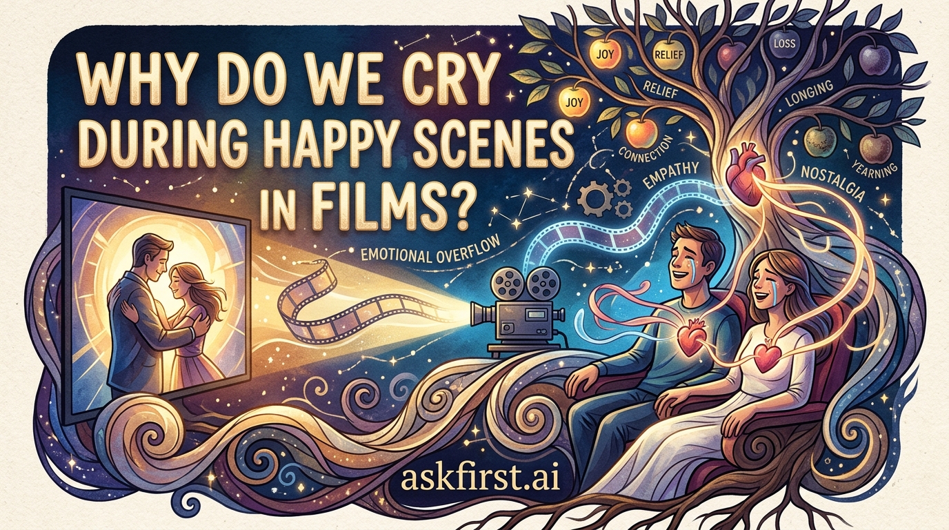 Why do we cry during happy scenes in films? Why do we cry during happy scenes in films?
