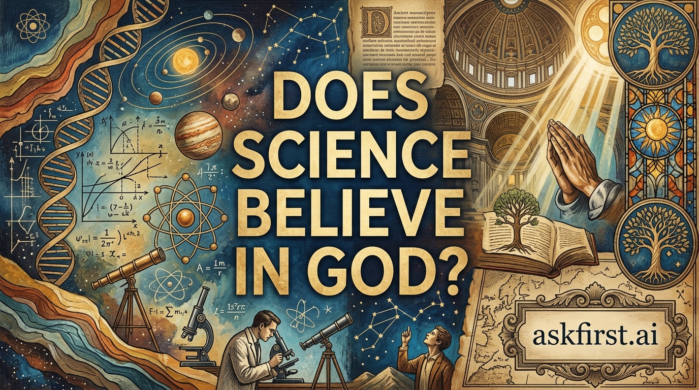 Does science believe in God? Does science believe in God?