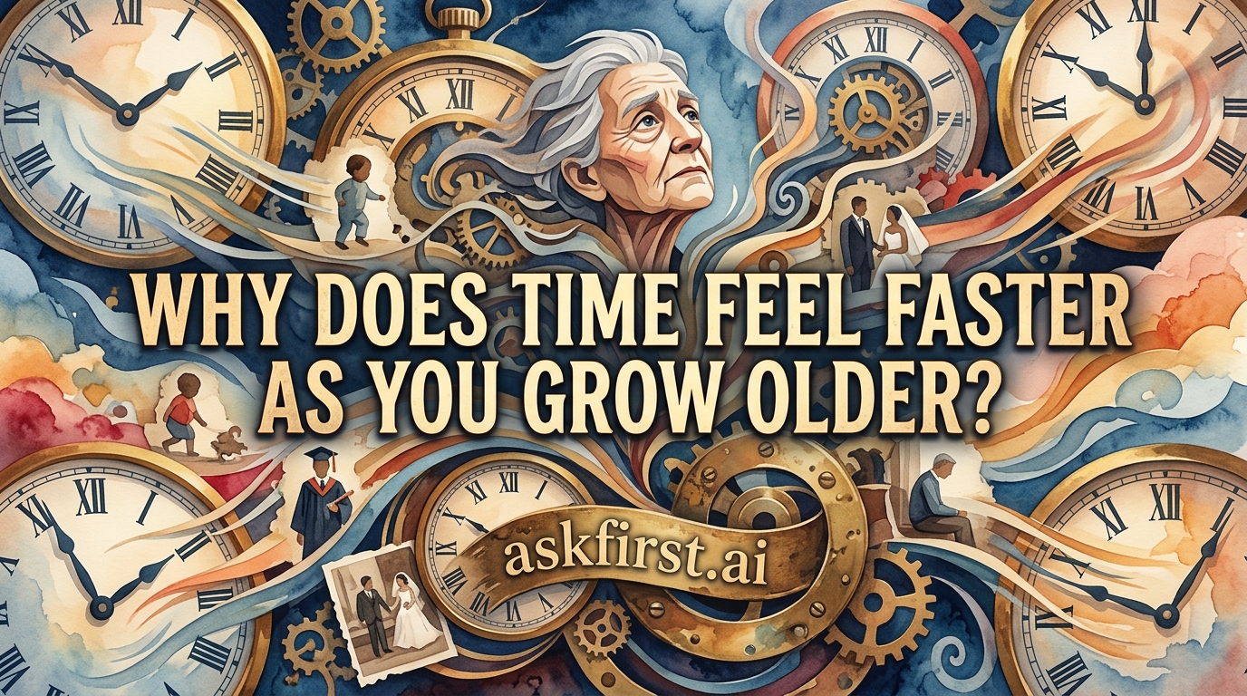 Why does time feel faster as you grow older? Why does time feel faster as you grow older?