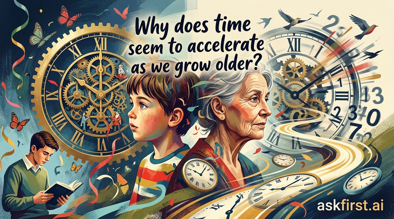 Why does time seem to accelerate as we grow older? Why does time seem to accelerate as we grow older?