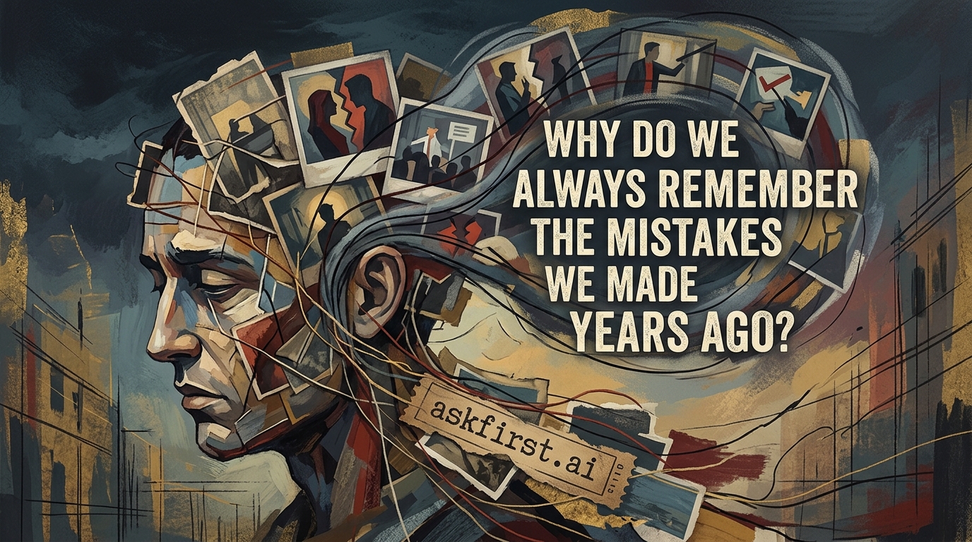 Why do we always remember the mistakes we made years ago? Why do we always remember the mistakes we made years ago?