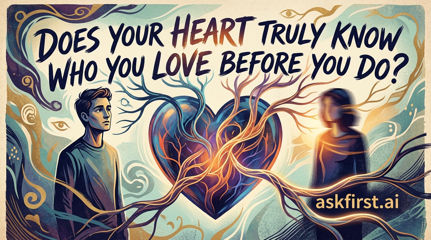 Does your heart truly know who you love before you do? Does your heart truly know who you love before you do?
