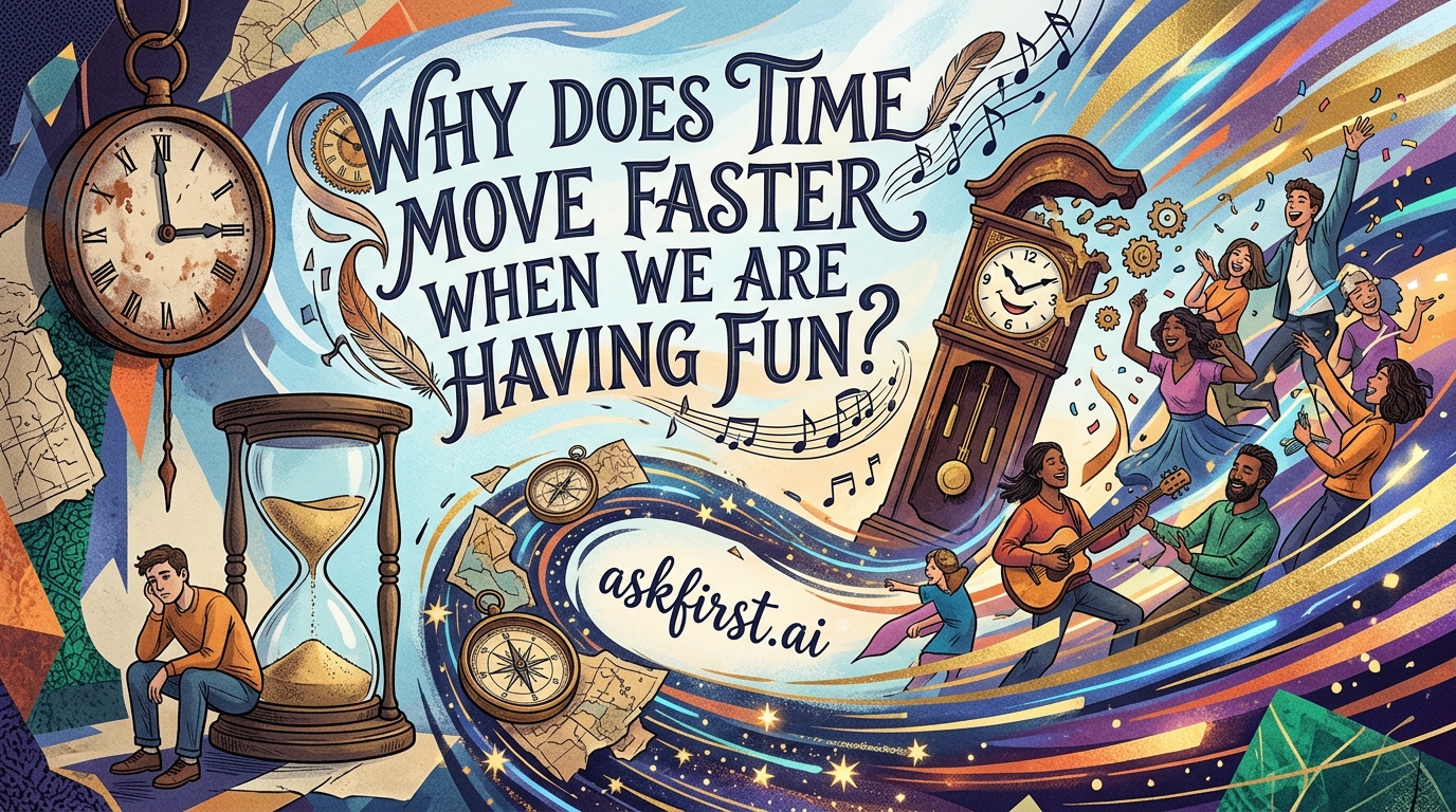Why does time move faster when we are having fun? Why does time move faster when we are having fun?