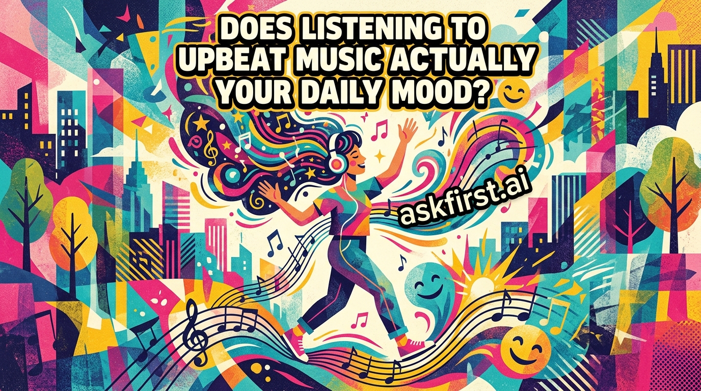 Does listening to upbeat music actually improve your daily mood? Does listening to upbeat music actually improve your daily mood?