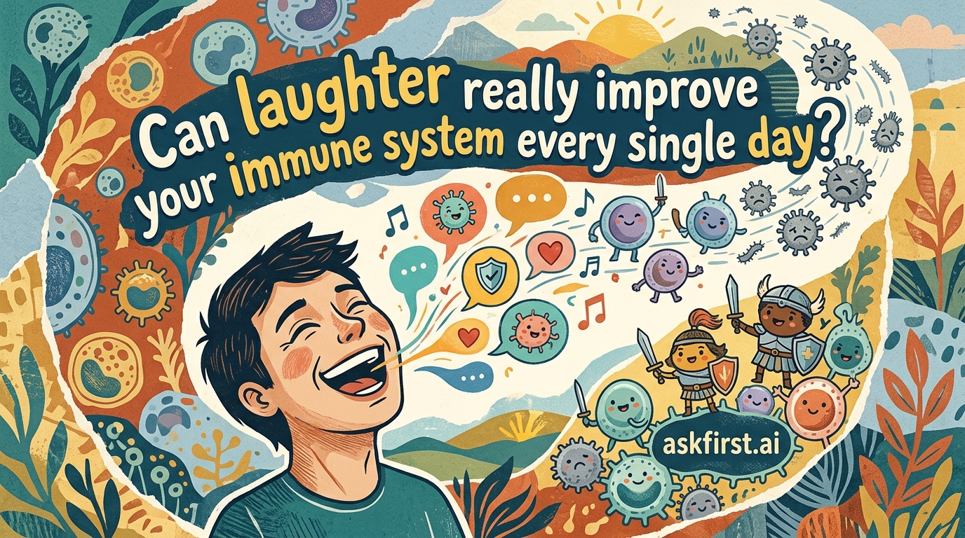 Can laughter really improve your immune system every single day? Can laughter really improve your immune system every single day?