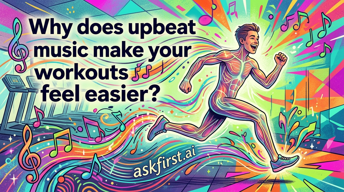 Why does upbeat music make your workouts feel easier? Why does upbeat music make your workouts feel easier?