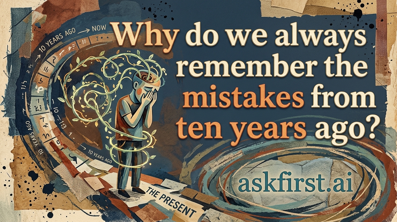 Why do we always remember the mistakes from ten years ago? Why do we always remember the mistakes from ten years ago?