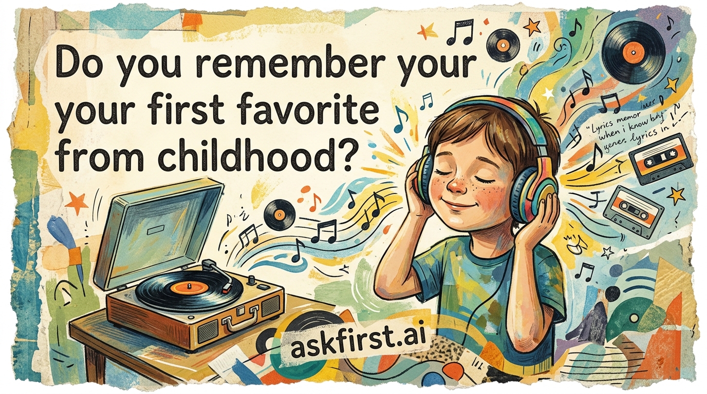 Do you remember your first favorite song from childhood? Do you remember your first favorite song from childhood?