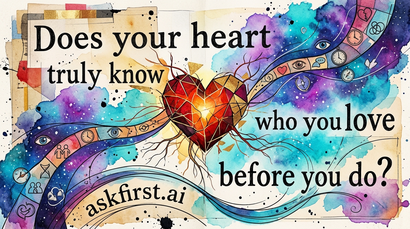 Does your heart truly know who you love before you do? Does your heart truly know who you love before you do?