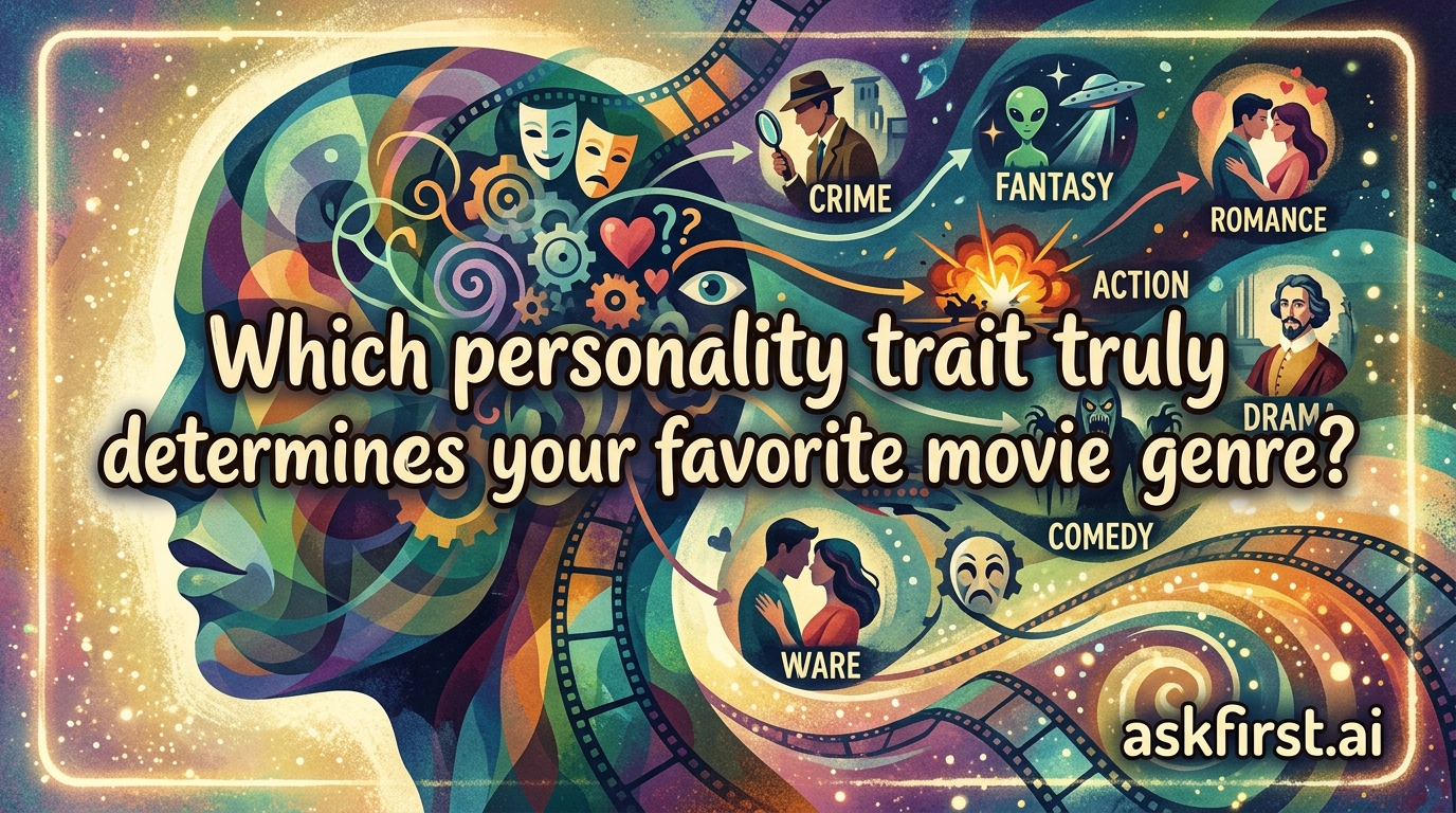 Which personality trait truly determines your favorite movie genre? Which personality trait truly determines your favorite movie genre?