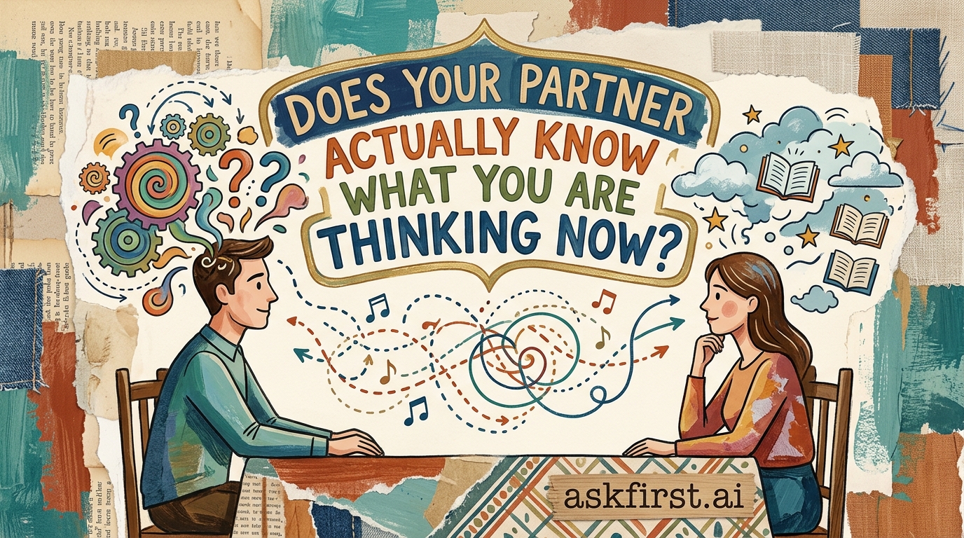 Does your partner actually know what you are thinking now? Does your partner actually know what you are thinking now?