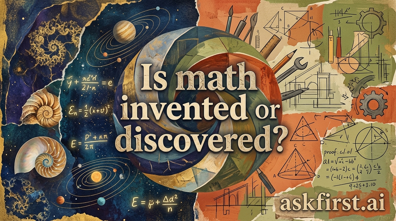 Is math invented or discovered? Is math invented or discovered?
