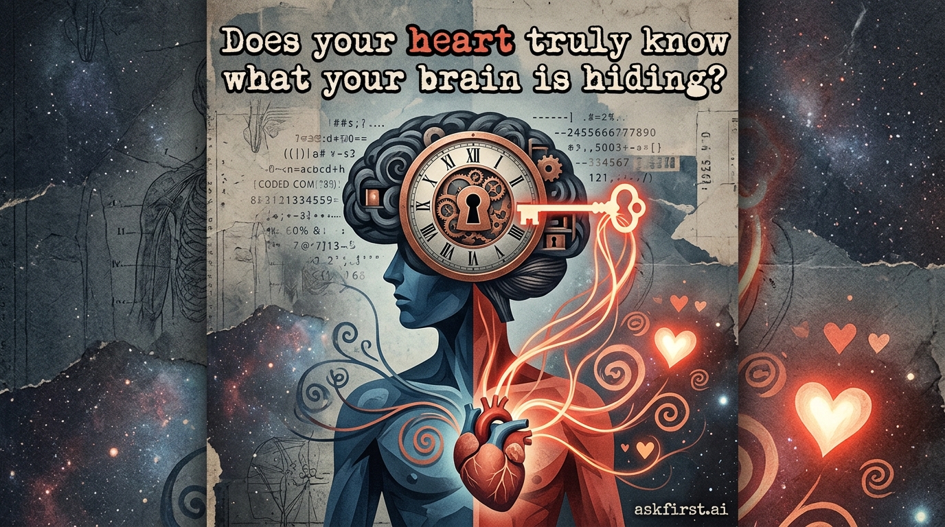 Does your heart truly know what your brain is hiding? Does your heart truly know what your brain is hiding?