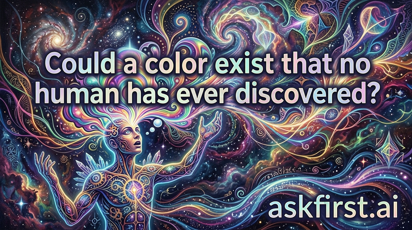 Could a color exist that no human has ever discovered? Could a color exist that no human has ever discovered?