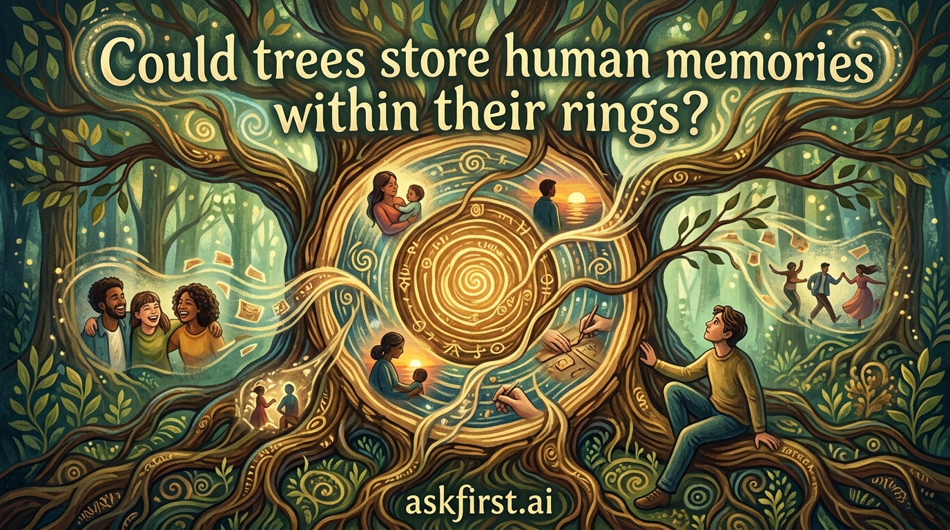 Could trees store human memories within their rings? Could trees store human memories within their rings?