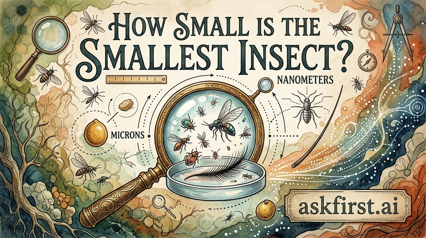 How small is the smallest insect? How small is the smallest insect?