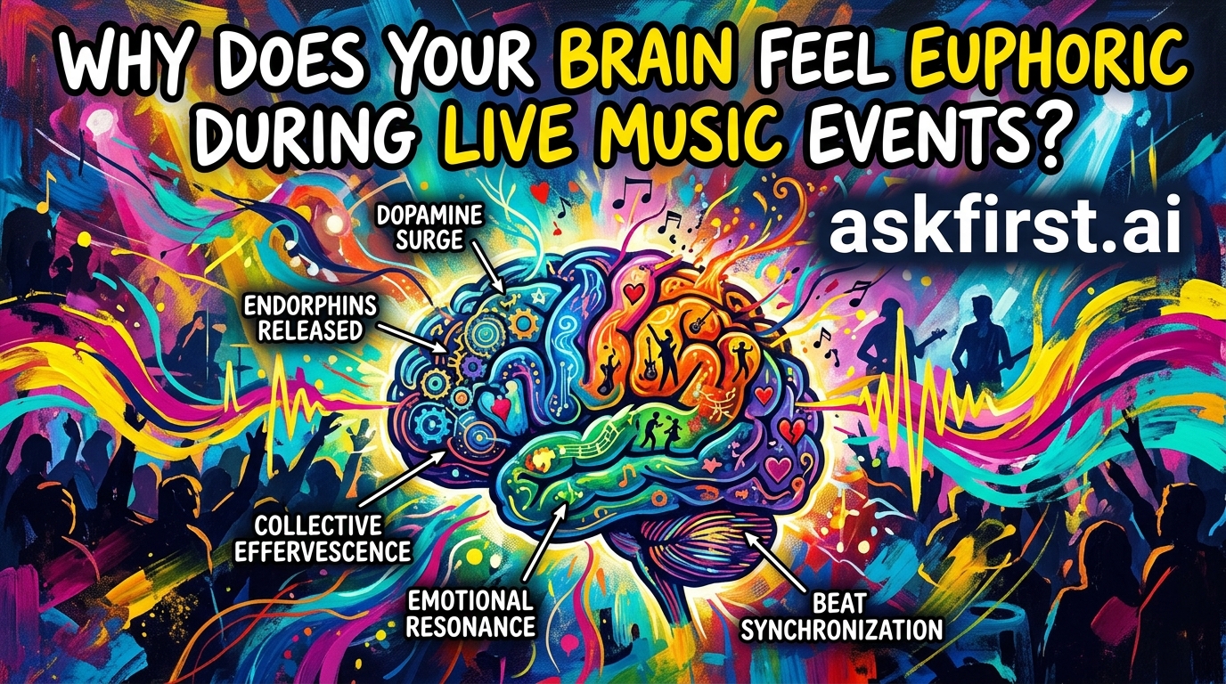 Why does your brain feel euphoric during live music events? Why does your brain feel euphoric during live music events?