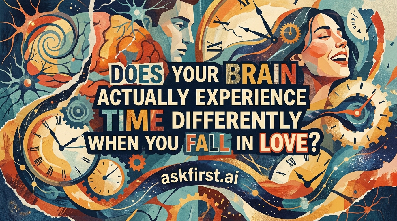 Does your brain actually experience time differently when you fall in love? Does your brain actually experience time differently when you fall in love?