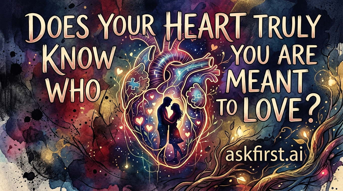Does your heart truly know who you are meant to love? Does your heart truly know who you are meant to love?