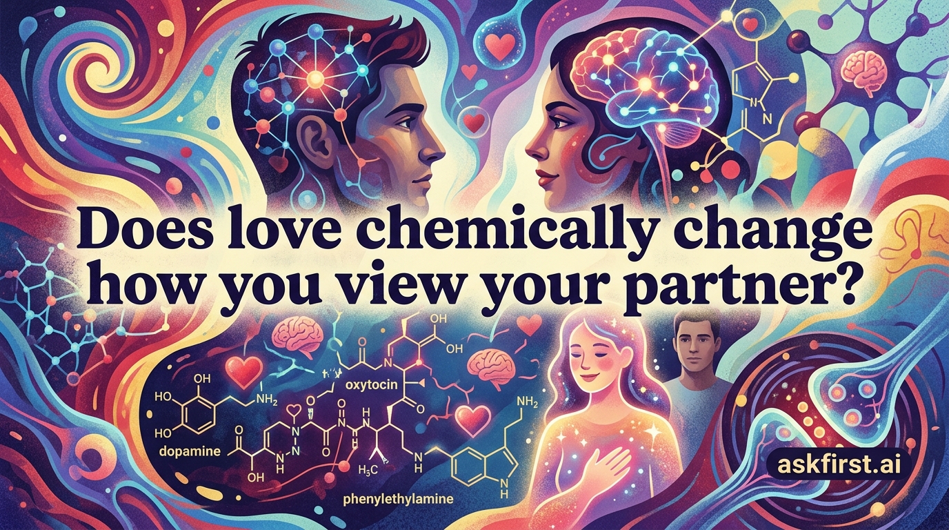 Does love chemically change how you view your partner? Does love chemically change how you view your partner?