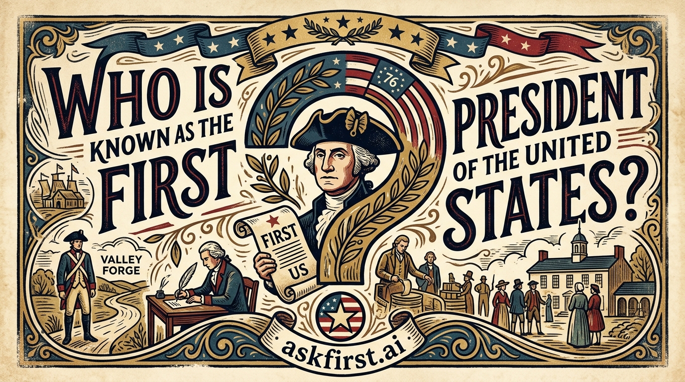 Who is known as the first president of the United States? Who is known as the first president of the United States?