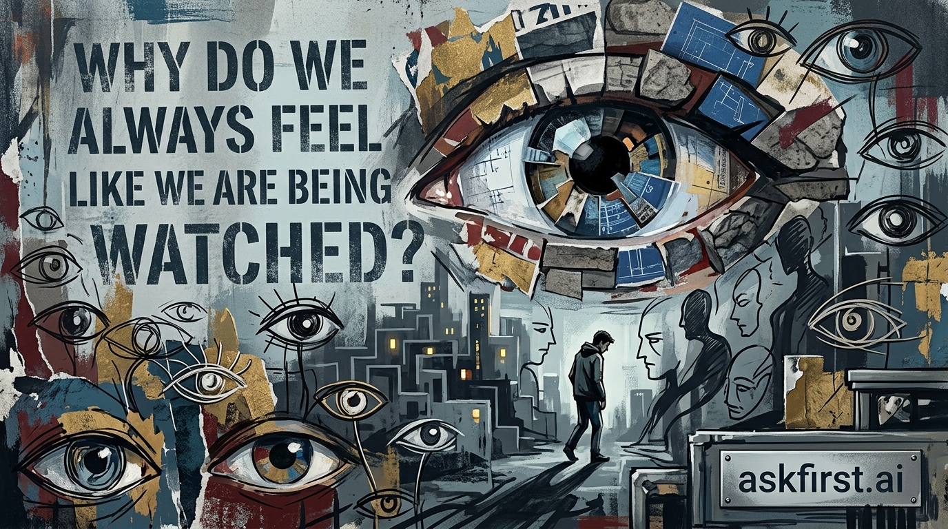 Why do we always feel like we are being watched? Why do we always feel like we are being watched?