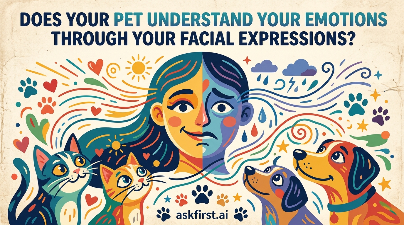 Does your pet understand your emotions through your facial expressions? Does your pet understand your emotions through your facial expressions?