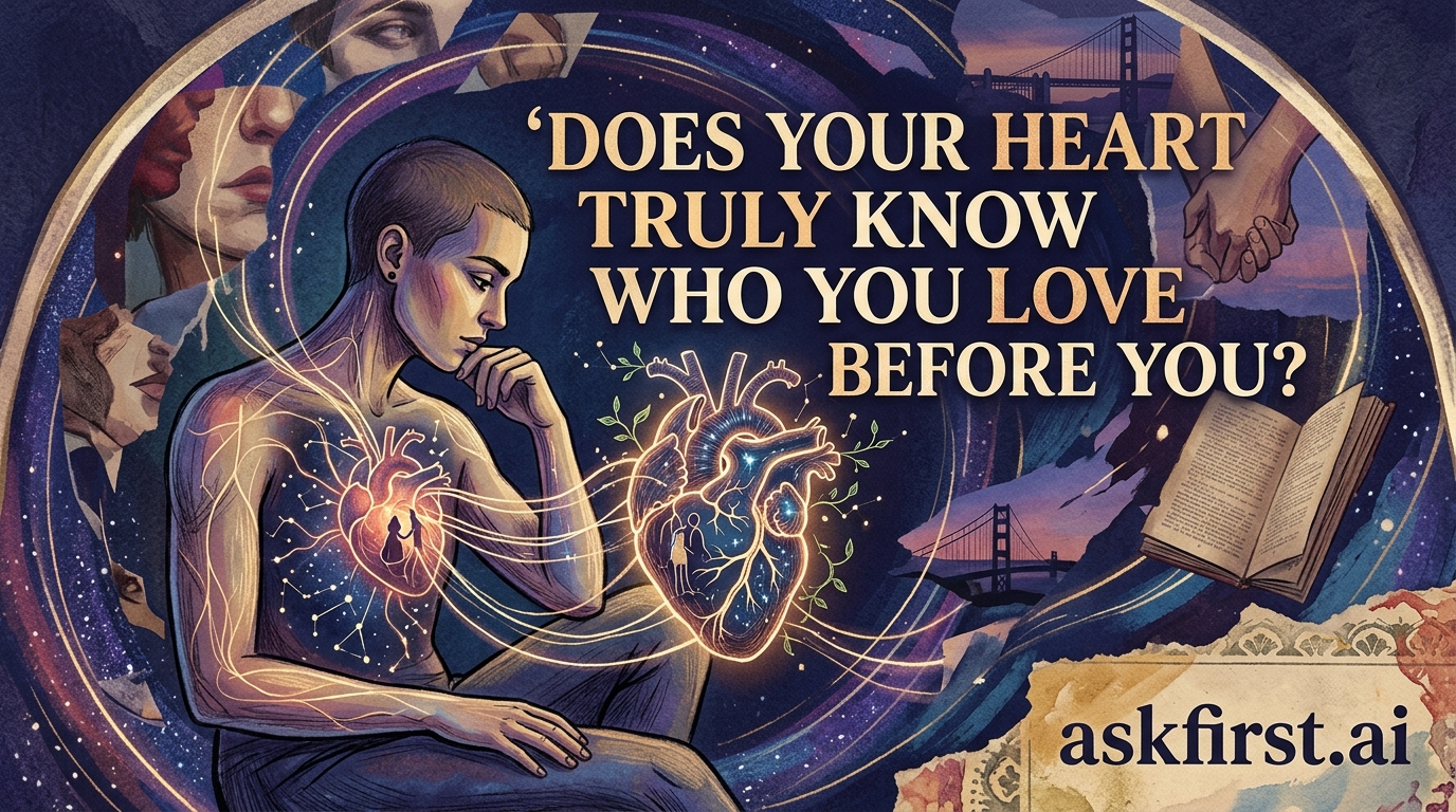 Does your heart truly know who you love before you? Does your heart truly know who you love before you?