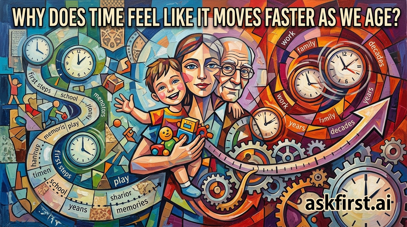 Why does time feel like it moves faster as we age? Why does time feel like it moves faster as we age?