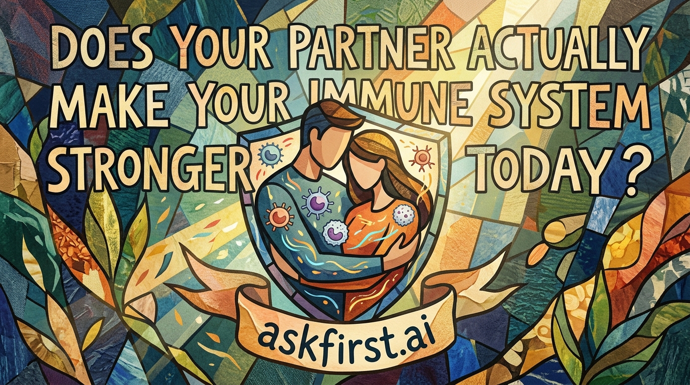Does your partner actually make your immune system stronger today? Does your partner actually make your immune system stronger today?