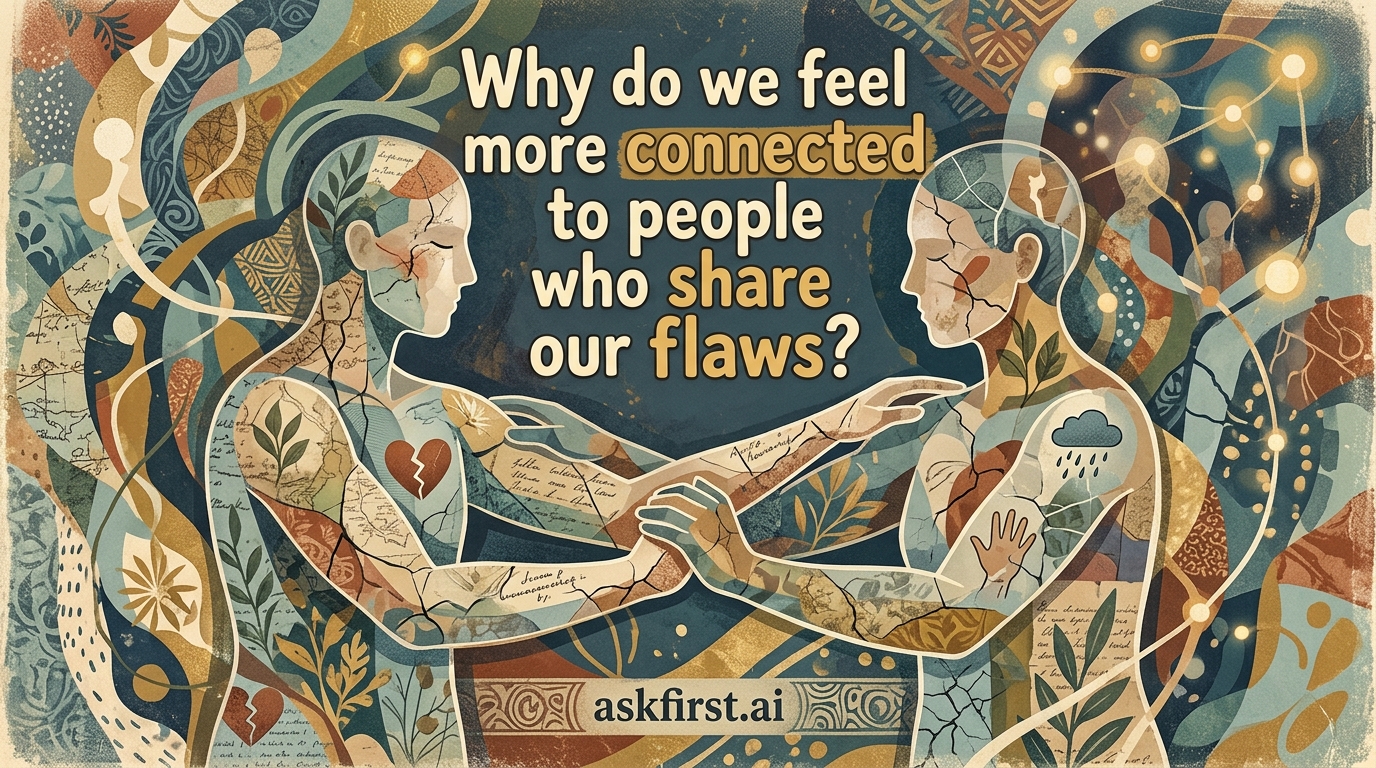 Why do we feel more connected to people who share our flaws? Why do we feel more connected to people who share our flaws?