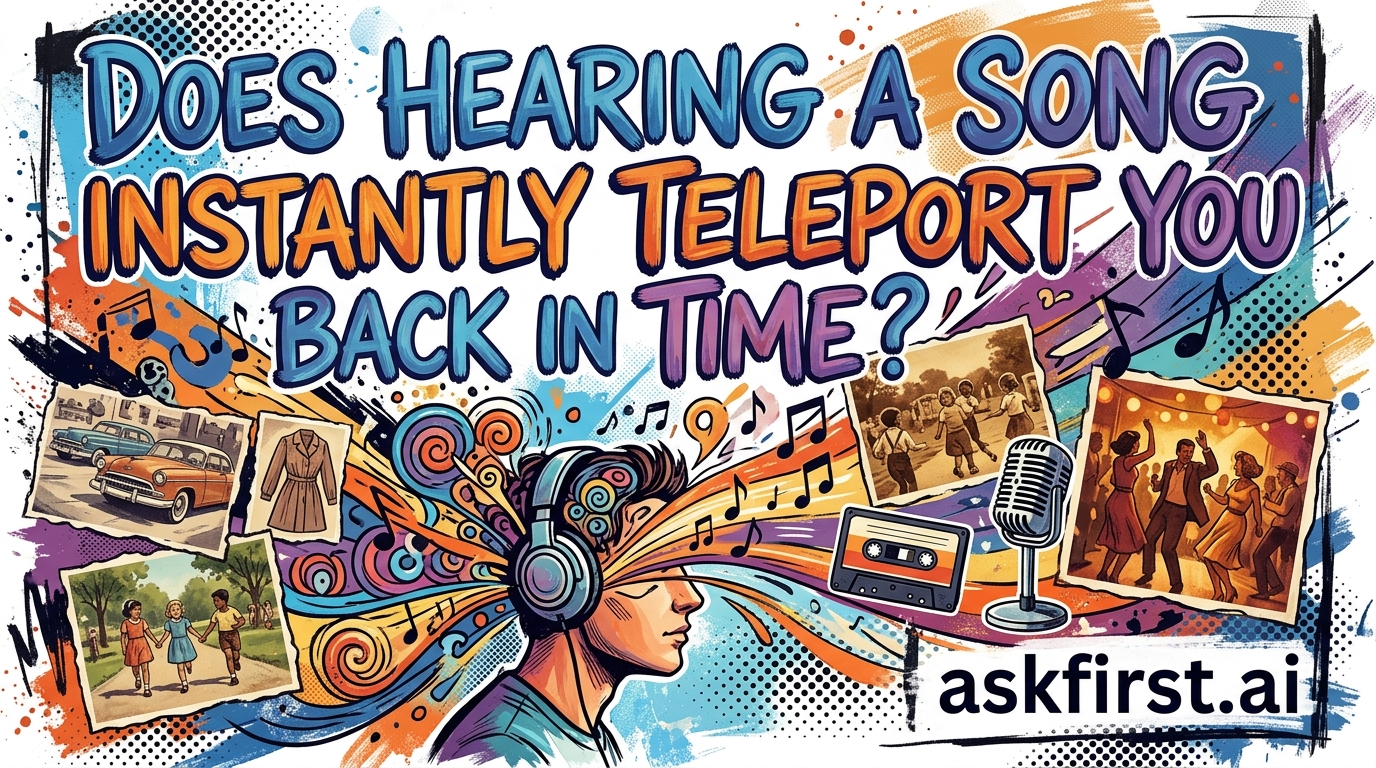 Does hearing a song instantly teleport you back in time? Does hearing a song instantly teleport you back in time?