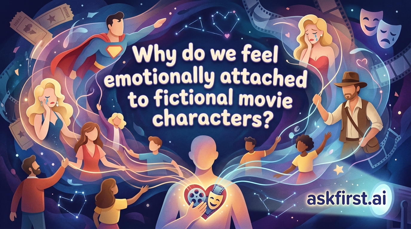 Why do we feel emotionally attached to fictional movie characters? Why do we feel emotionally attached to fictional movie characters?