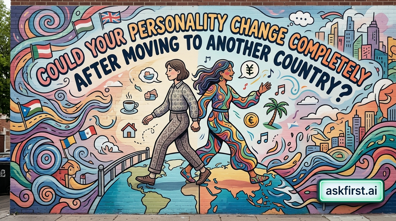 Could your personality change completely after moving to another country? Could your personality change completely after moving to another country?