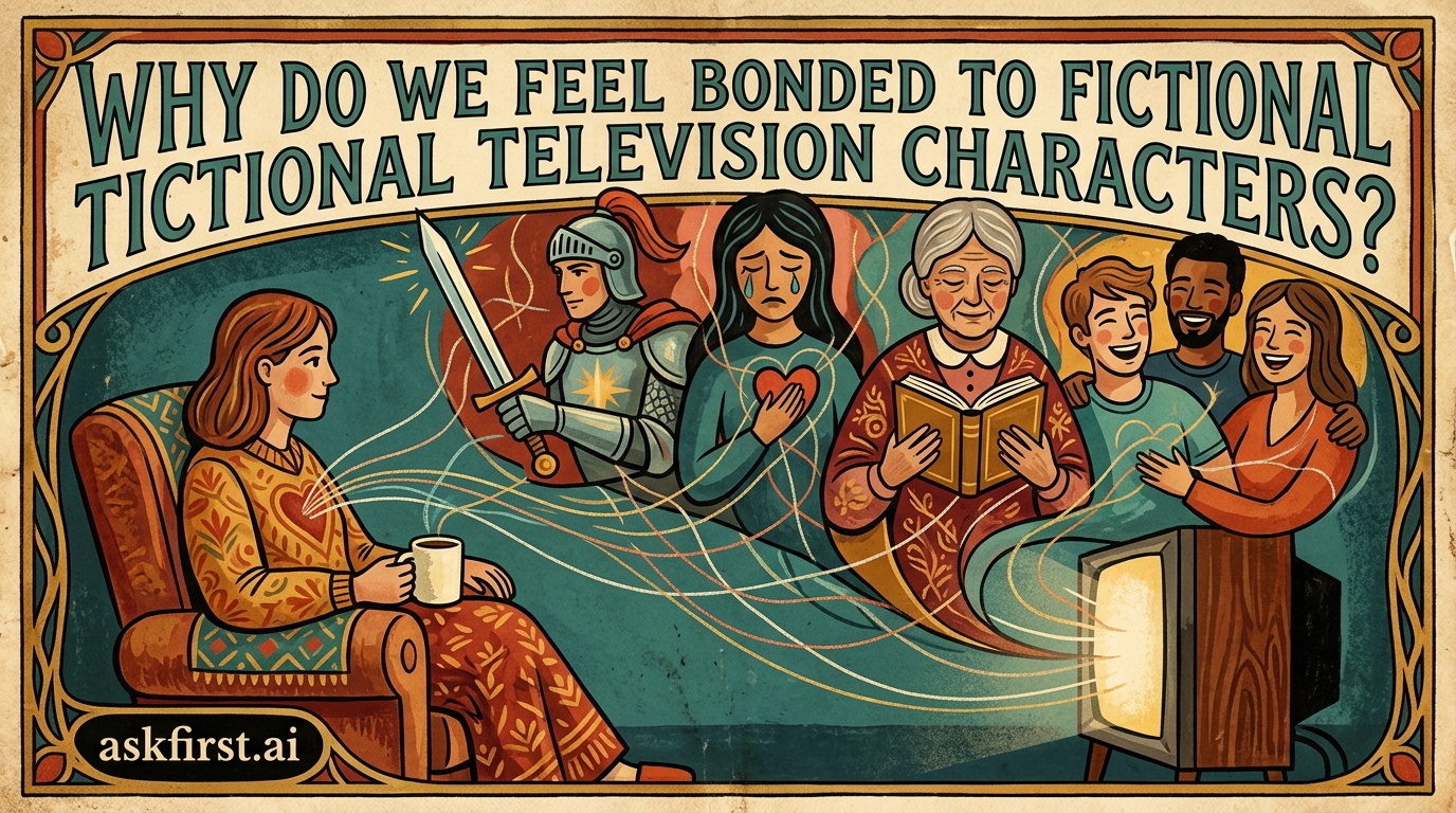 Why do we feel bonded to fictional television characters? Why do we feel bonded to fictional television characters?